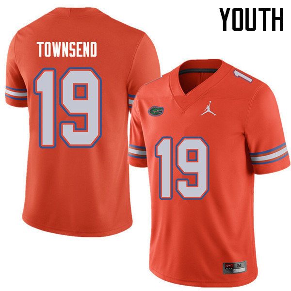 Jordan Brand Youth #19 Johnny Townsend Florida Gators College Football Jerseys Sale-Orange